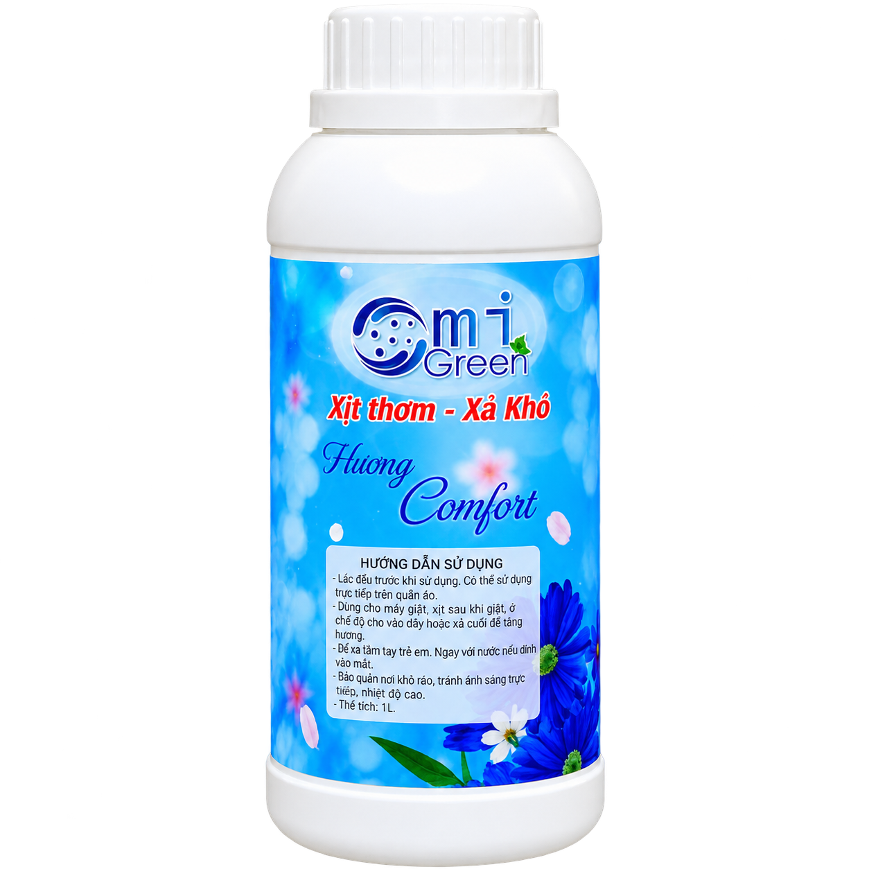 Tinh dầu xịt thơm Omigreen hương Comfort chai 500ml Tinh dầu xịt thơm Omigreen hương Comfort chai 500ml